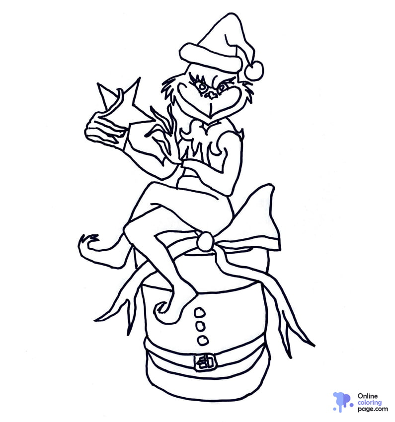 Christmas Coloring Pages - Grinch