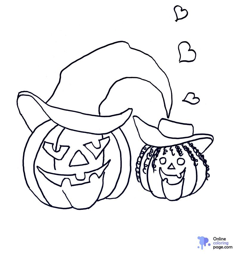 Coloring Pages Halloween Pumpkin
